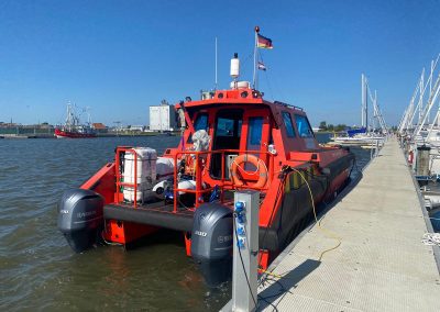 Nautical Inspector work boat during ROV survey in Bussum from Promarine